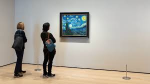 Marked or set with stars or starlike objects. Van Gogh The Starry Night Article Khan Academy