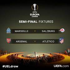 Bt sport have the rights to show every europa league game live in the uk. Uefa Europa League Auf Twitter The Official Result Of The 2017 18 Uefa Europa League Semi Final Draw Who Are You Backing To Go All The Way Ueldraw Https T Co Yssz8zcqea