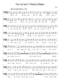 Keyboard notes of song alone by alan walker. Print And Download Yuri On Ice History Maker The Opening Theme For Yuri On Ice Transposed For Trombon History Maker Lyrics Piano Anime Cello Sheet Music