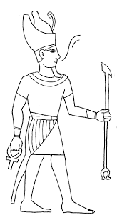 Atum Divinita Egizia Disegni Da Colorare Gratis Antico Egitto Egitto Disegni Da Colorare