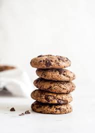 Vegan Chocolate Chip Cookies Makanan Dan Minuman Fotografi Makanan Resep Makanan