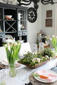 Easter Table Decor Ideas Inspired By Spring And Nature Dining Room Table Decor Spring Table Decor Dining Room Table Centerpieces