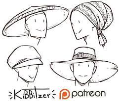 Hats Reference Sheet Preview Kibbitzer On Patreon Hat Drawing Drawing Reference Hat Reference