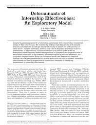 No comments on ultimate guide to united nations internships. Pdf Determinants Of Internship Effectiveness An Exploratory Model