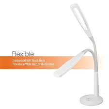 Astonishing natural light floor lamp at ottlite daylight. Ottlite Natural Daylight Led Flex Lamp White On Sale Overstock 16701262