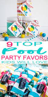 The Best Pool Party Favors Kids Will Go Crazy For These Swimming Party Favor Ideas For A Pool Theme Pool Party Themes Swimming Party Favors Pool Party Favors