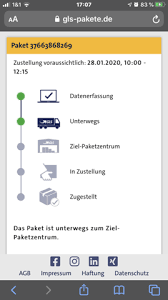 Sie müssen aber selbst auch für 5. Paket Von Gls Kommt Nicht An Post Versand Sendungsverfolgung