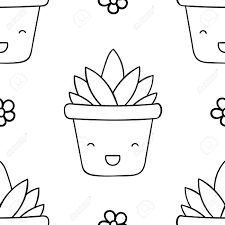 I make handmade kawaii accessories and apparel. Simple Seamless Pattern Black And White Cute Kawaii Hand Drawn Royalty Free Cliparts Vectors And Stock Illustration Image 143575247