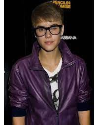 Justin Bieber Purple Leather Jacket Men Motorcycle Jacket Leather Jacket Purple Leather Jacket Justin Bieber