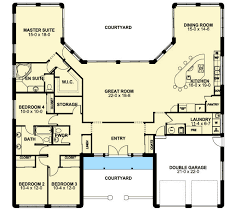 Plan 6793mg Adobe Style House Plan With Icf Walls In 2020 House Plans One Story Best House Plans Adobe House