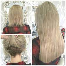 Nano Ring Extensions Before And After Beauty Hair Nano Hair Extensions