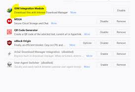 Idm stands for internet download manager. How Do I Remove An Addon Without Uninstalling The Software That Installed It Internet Download Manager Firefox