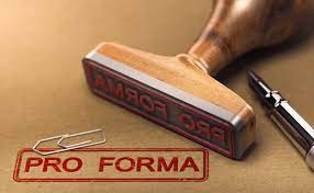 Pro Forma Definition