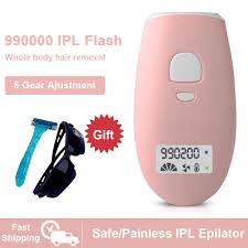 Laser hair removal is a process where light (aka the laser beams) is directed onto your skin in little pulses, targeting and heating up the hair follicle to destroy a portion of. Ipl Laser Hair Removal Machine Lcd Laser 990000 Flashes Epilators Photoepilator Face Body Hair Remover Device Dropshipping Epilators Aliexpress