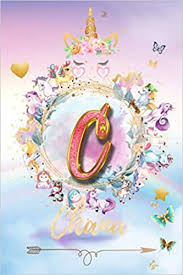 #personalized gifts #both my grandmothers were teachers #maybe that's why we got pencils #but still #i think i remember being fairly psyched about them #because my name! Amazon Com Chana Unicorn Personalized Name Journal Notebook For Kids Girls And Women With Letter O Monogram Best Personalized Gifts For Girls Who Love Cover Chana Unicorn Journal And Notebook 9798623308078
