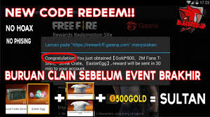 Keep in mind that garena does not have a precise time to give them codes, so you have to be aware of their official communities or the website that we. Kode Redeem Free Fire 2019