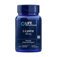 L-Lysin 620 mg 100 Gemüsekapseln Life Extension kaufen | Naturitas