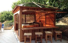 Abri De Spa Gazebo Bois A Monter Au Sol Clair Azur Abri Spa Gazebo Bois Plan Abri Bois