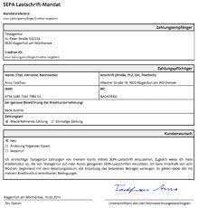 Mitteilung an das finanzamt über die änderung der bankverbindung (pdf, 1 seite, 133 kb) verrechnungsantrag. Klientenprofil Und Sepa Lastschriftmandat Drucken Inkl Digitales Unterschreiben Careorganise Software Fur Die Verwaltung Der 24 Stunden Betreuung