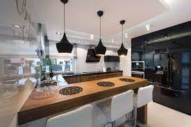 Navy cabinets with stainless black appliances. 60 Fantastic Kitchens With Black Appliances Photos Home Stratosphere
