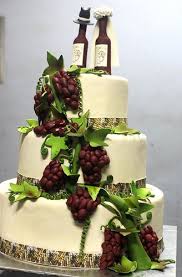 Grape Wine Wedding Cake Wine Wedding Cake Wine Cake Bottle Cake