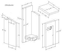 Free Printable Bird House Plans Pdf Birdhouse For Chickadees And Downy Woodpeckers Bird House Plans Bird House Plans Free Bird Houses