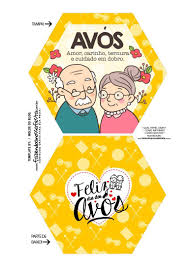 O dia mundial dos avós é celebrado anualmente a 26 de julho. Caixa Explosiva Dia Dos Avos Amarelo 1 Fazendo A Nossa Festa Dia Dos Avos Presente Dia Dos Avos Caixinha Explosiva