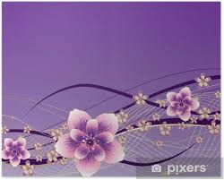 Black and white and magenta Purple Background With Pink And Gold Flowers Poster Pixers We Live To Change