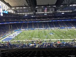 Ford Field Section 206 Detroit Lions Rateyourseats Com
