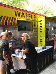 Get a big ol' cheese 'n eggs breakfast with scrambled eggs, hashbrowns and bacon, or get their all star special with their have everyone's favorite restaurant cater your next event, or find the waffle house food truck cruising in atlanta. Waffle House Pop Up Comes To San Antonio For National Waffle Week Celebration Kabb