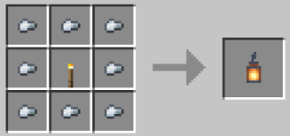 Glue the sticks inside each frame, attaching the long stick first in the middle of the frame vertically (image 1), then the short stick horizontally, creating a cross. Minecraft Lanterns Minecraft Guides