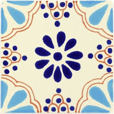 Photos by raven 2019, tucson, arizona. 4 25 X 4 25 Turquoise Blue Lace Talavera Mexican Tile