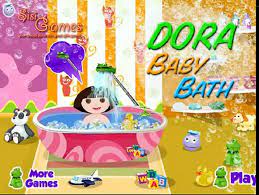 Use the mouse to click or to drag and drop the items you need for washing and dressing up the baby. Dora Baby Bath Time Dora The Explorer Game For Children Dora Baby Games Video Dailymotion