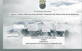 Panduan dan tips jimat cermat dalam meggunakan utiliti dan belanja harian. Ungkapan Sedikit Sedikit Lama Lama Jadi Bukit Mempunyai Ni By Nawal Kahar
