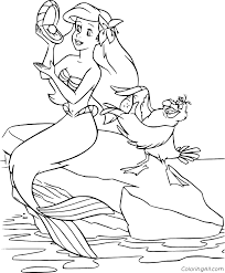 The film is based on the homonymous fairy tale by hans christian andersen and tells the story of ariel, a beautiful sixteen year old mermaid, not completely satisfied with her life at the bottom of the sea and therefore very intrigued by the human world. The Little Mermaid Coloring Pages Coloringall