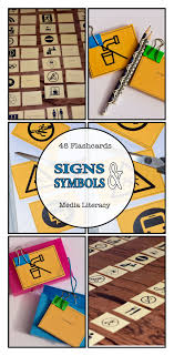 Signs Symbols Flashcard Game Media Literacy Grades 3 5 Media Literacy Media Literacy Activities Media Literacy Lessons