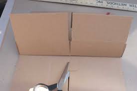 1 banana box cutting tool ruler pencil white glue small clamps or binder clips. Shorten A Cardboard Box 7 Steps With Pictures Instructables