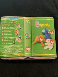 Remember if i pass you, its because i have 4 legs, giving me quite an advantage over my 2 legged friends. Ty 1995 Mcdonald S Legends Beanie Babies 3