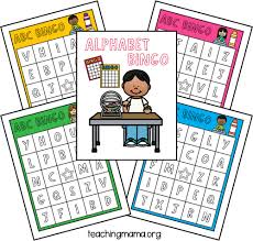 Alphabet bingo is a great, fun and interactive way to introduce your children to the alphabet and encourage independent letter recognition skills. Alphabet Bingo Game Teaching Mama