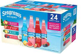 Packed with two each of jamaican me happy, strawberry daiquiri, calypso colada, wild berries, classic lime margarita, . Seagrams Escapes Variety Coolers Roger Wilco