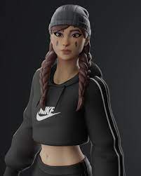 Fond ecran fortnite skin nomade. Fortnite Nike Skin Girl Novocom Top