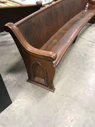 11.5´ 20th century monumental church walnut bench settee. Pin On Church Pews