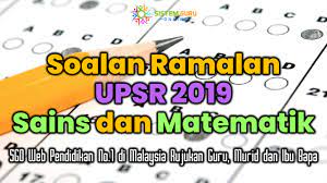 Kami akan muat naik soalan spot penting di laman facebook kami. Soalan Ramalan Matematik Pt3 2019 Selangor T