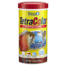 Tetra pond food sticks have been specifically developed by tetra to give pond fish a complete, balanced diet as they contain all the animal and vegetable protein that your fish need. Tetra Color Flakes 7 06oz 1l Tropical Fish Food Meijer Grocery Pharmacy Home More