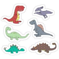 Dinosaur Stickers Sticker By Mysticfoxy In 2021 Dinosaur Stickers Cute Stickers Kids Stickers