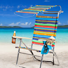 Have To Have It Copa Deluxe Aluminum Canopy Beach Chair Beach Stripe Hayneedle Beach Chairs Gallery Furniture Beach