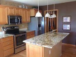 Over twenty sizes of doors including drawers, pantry door and corner. Honey Oak Trim With Grey Purple Walls Honey Oak Cabinets Purple Kitchen Walls Oak Cabinets