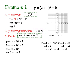 For example, let's suppose our problem is to find out vertex (x,y) of the quadratic equation x2 +2x − 3. Using The Vertex Form Of Quadratic Equations Ppt Download