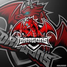 Red Dragon Esports Logo Design Buy This Stock Vector And Explore Similar Vectors At Adobe Stock Adobe Stock Logo Hewan Lukisan Keluarga Logo Keren