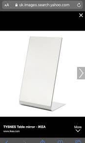 Tysnes table mirror, 8 ¾x15 ¼ (22x39 cm) this table mirror may be bent but the straightforward expression makes it easy to place. Mirror Ikea Tysnes Home Furniture Home Decor On Carousell